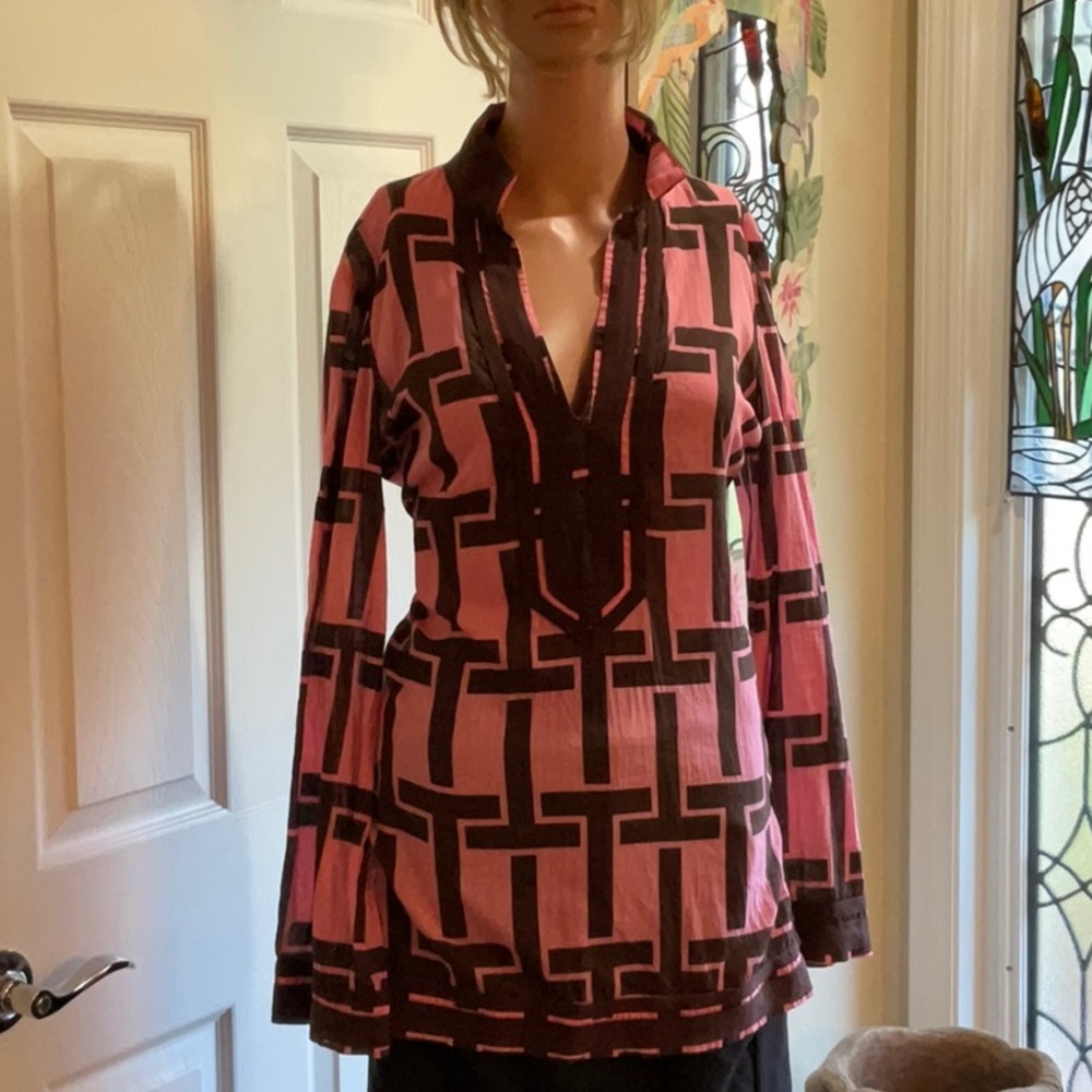 Tory burch tunic top size 8